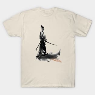 Samurai warrior ink painting T-Shirt